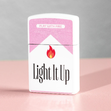 Pink Cig Box Lighter