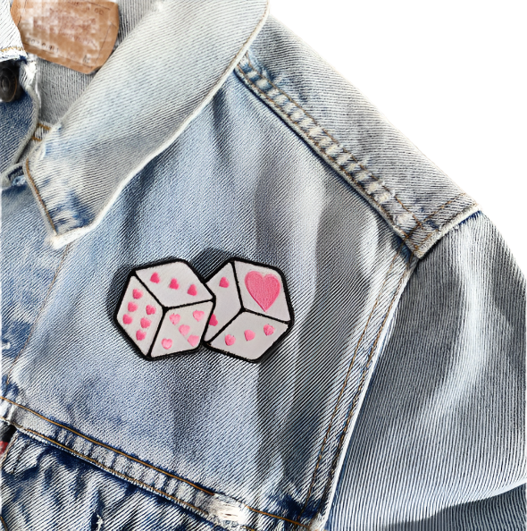 Pink Dice Patch