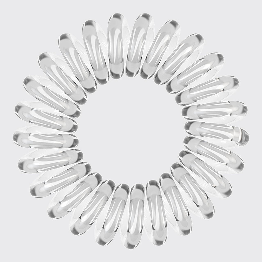 Spiral Hair Ties 8 Pack - Clear