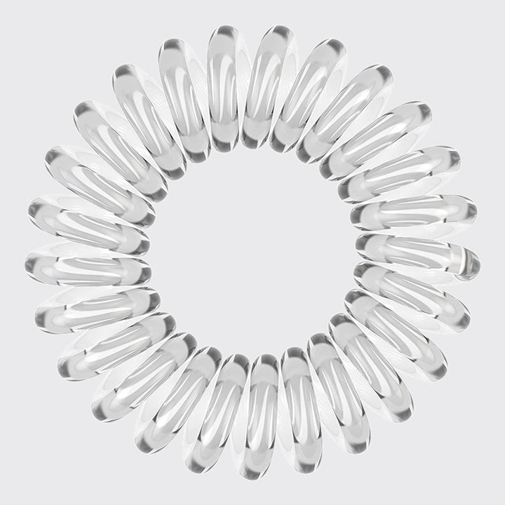 Spiral Hair Ties 8 Pack - Clear