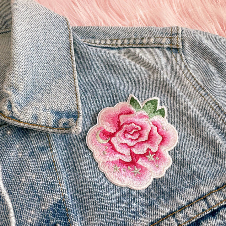 Pink-Rose Blossom Patch