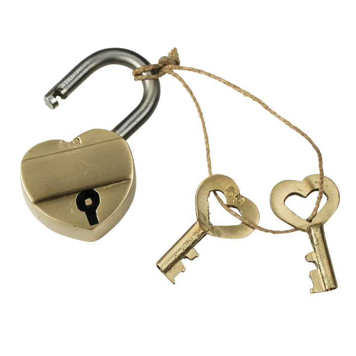 Brass Heart Lock