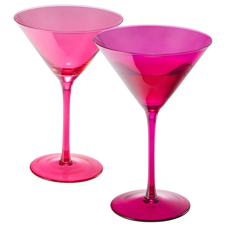 Hot Pink Martini Glass