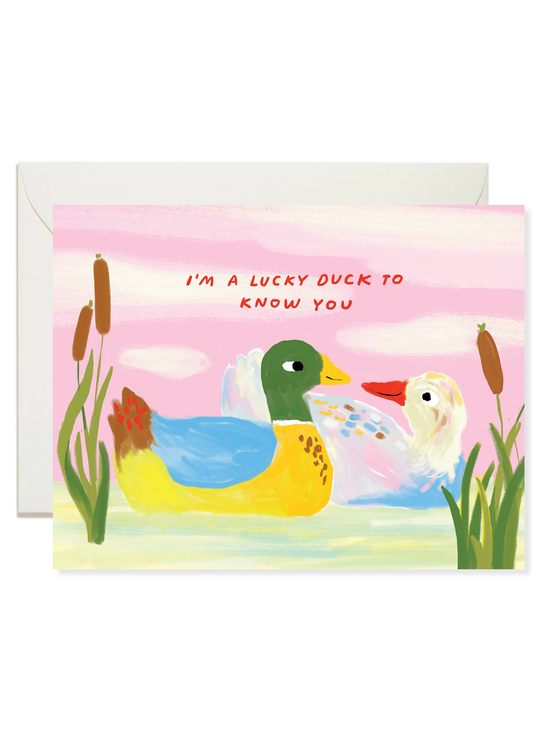 Lucky Duck Greeting Card