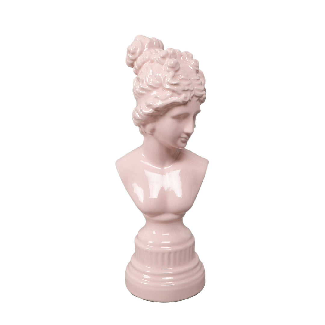 12"H Ceramic Greecian, Pink