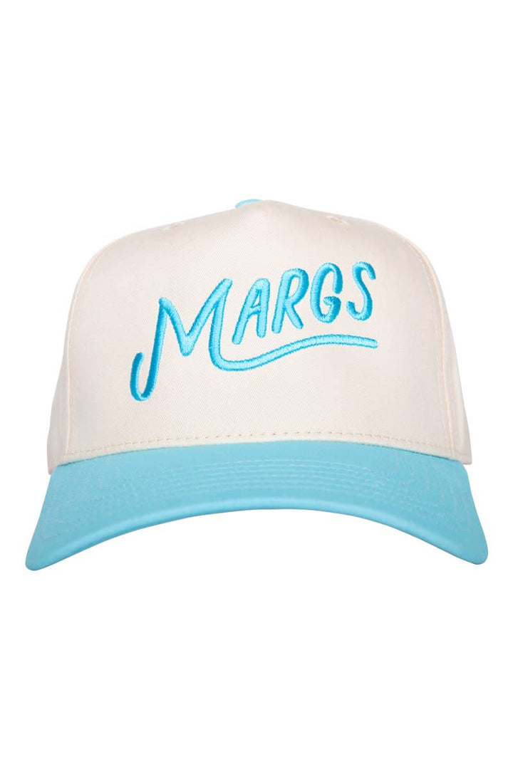 Margs Two-Toned Vintage Baseball Hat: Dark Green and Tan