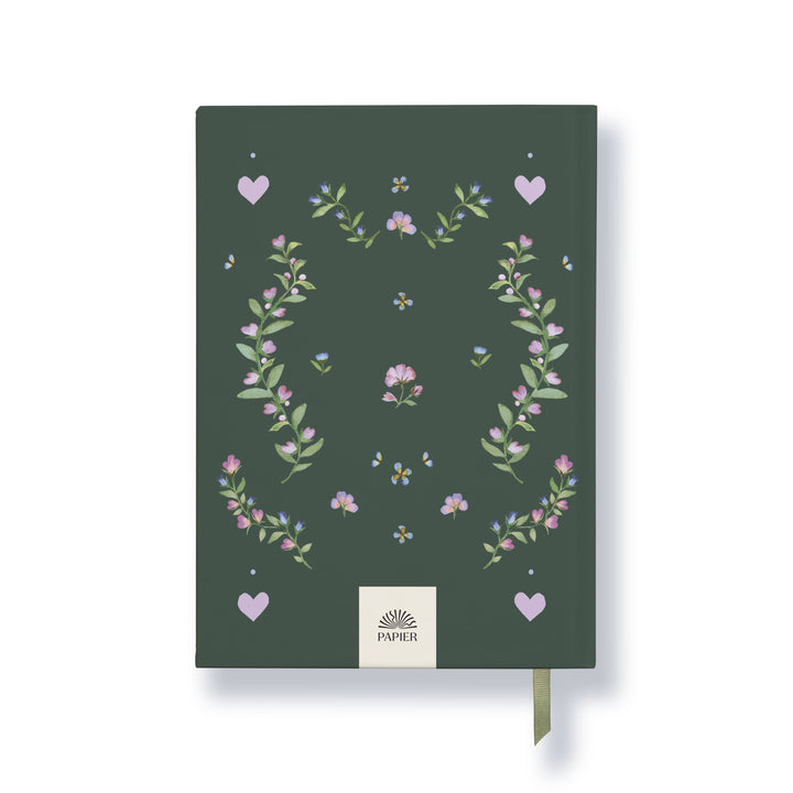 Pressed Flowers Wellness Journal