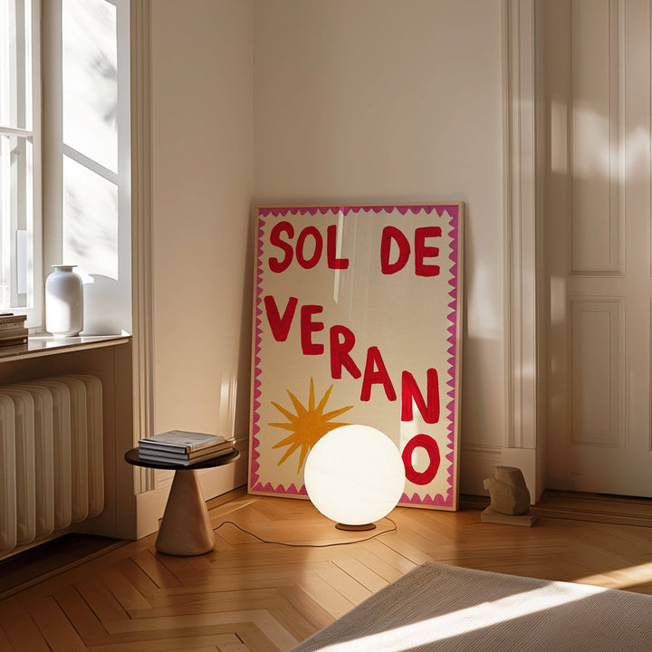 Sol De Verano Hand Painted Print