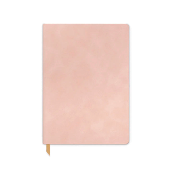 Vegan Suede Journal - Dusty Blush