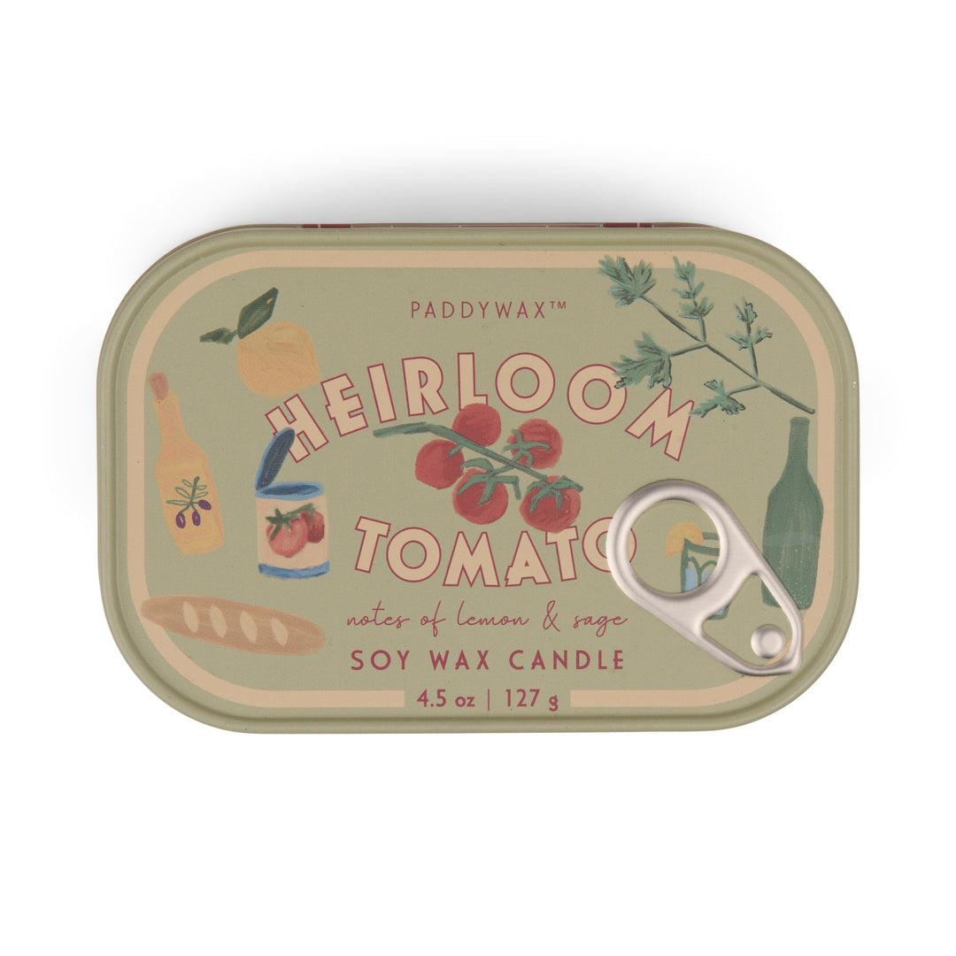 BISTRO 4.5 OZ PRINTED TIN -HEIRLOOM TOMATO