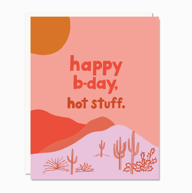 Hot Stuff Birthday Card