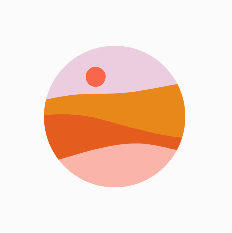 Sunset Sticker