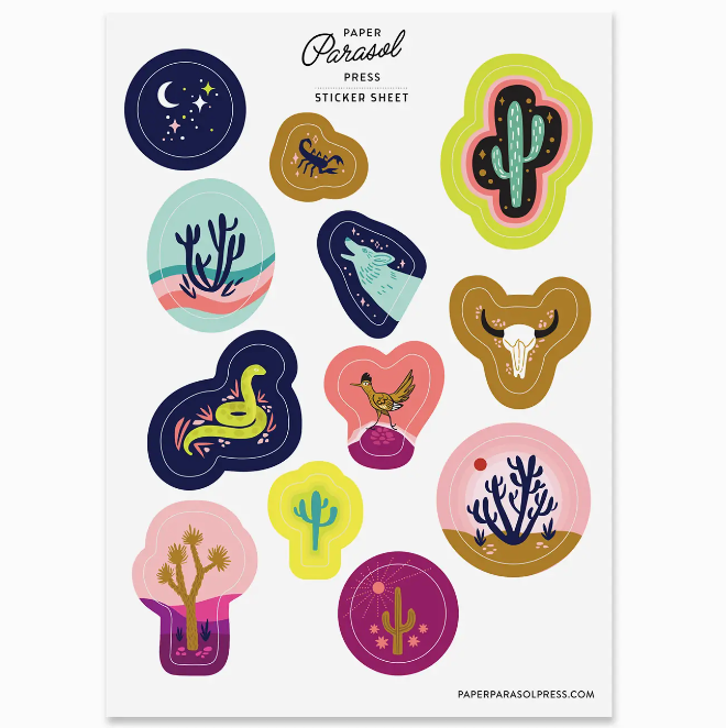 Desert Sticker Sheet