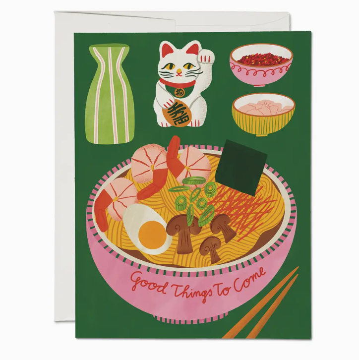 Ramen Bowl Encouragement Greeting Card