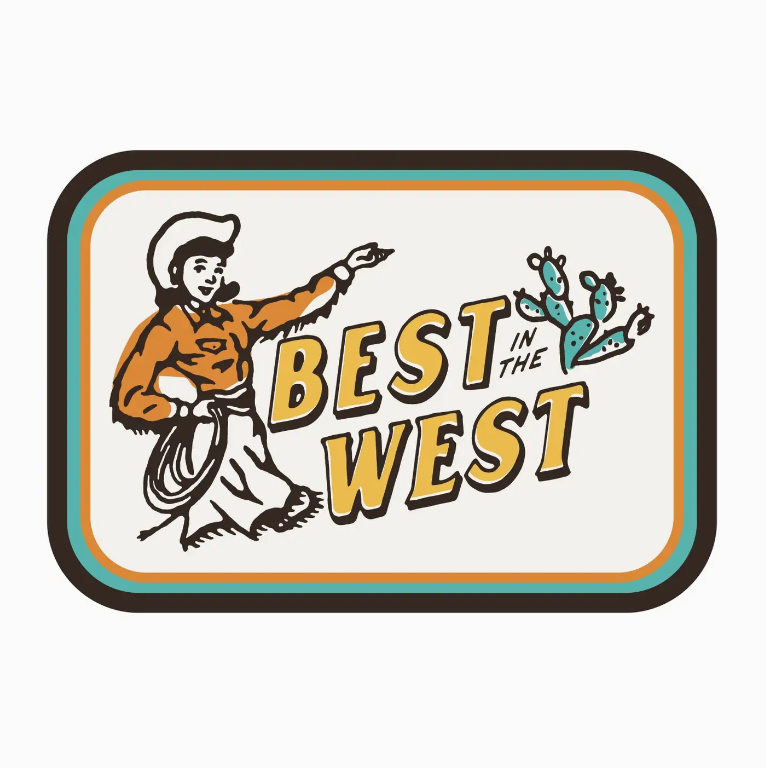 Best in the West Sticker