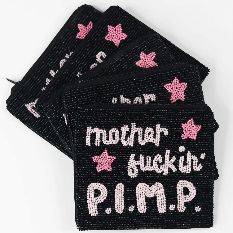 Pimp Beaded Coin Purse