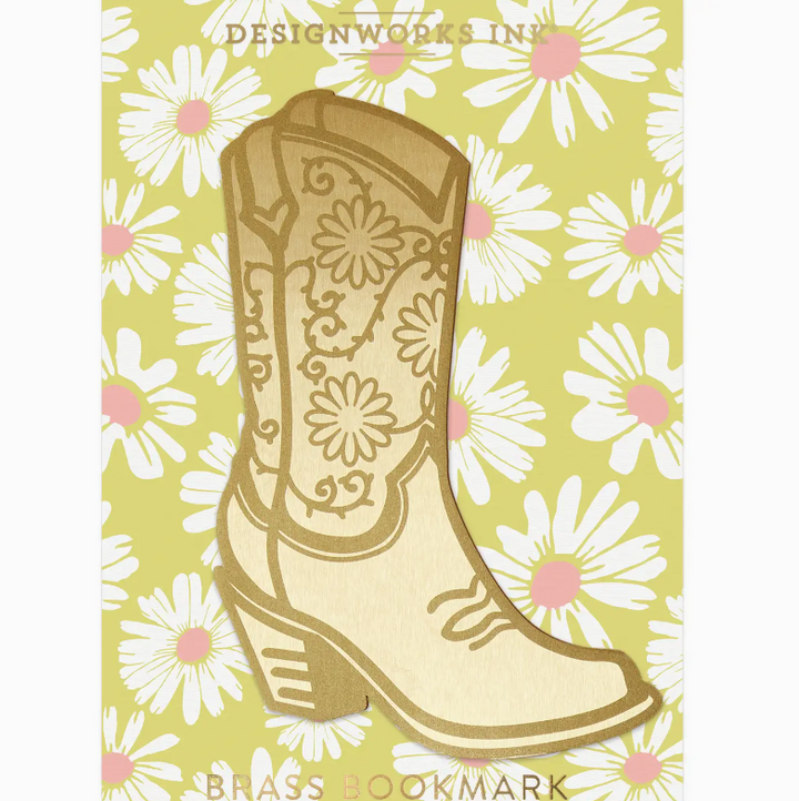 Metal Bookmark - Cowgirl Boot