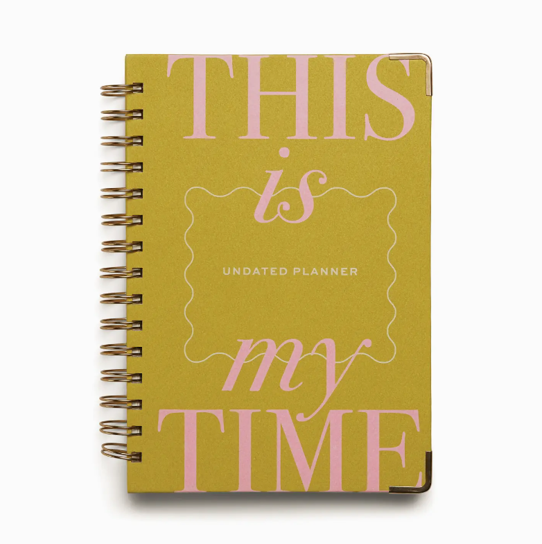 Undated 13 Month Perpetual Planner - My Time