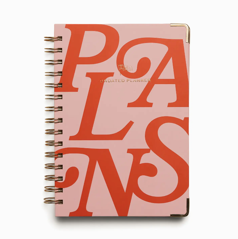 Undated 13 Month Perpetual Planner - Plans