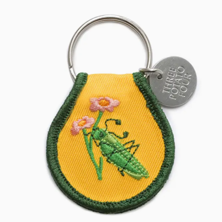 Grasshopper Patch Keychain