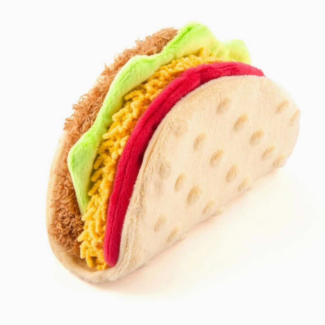 International Classic Taco Plush Dog Toy