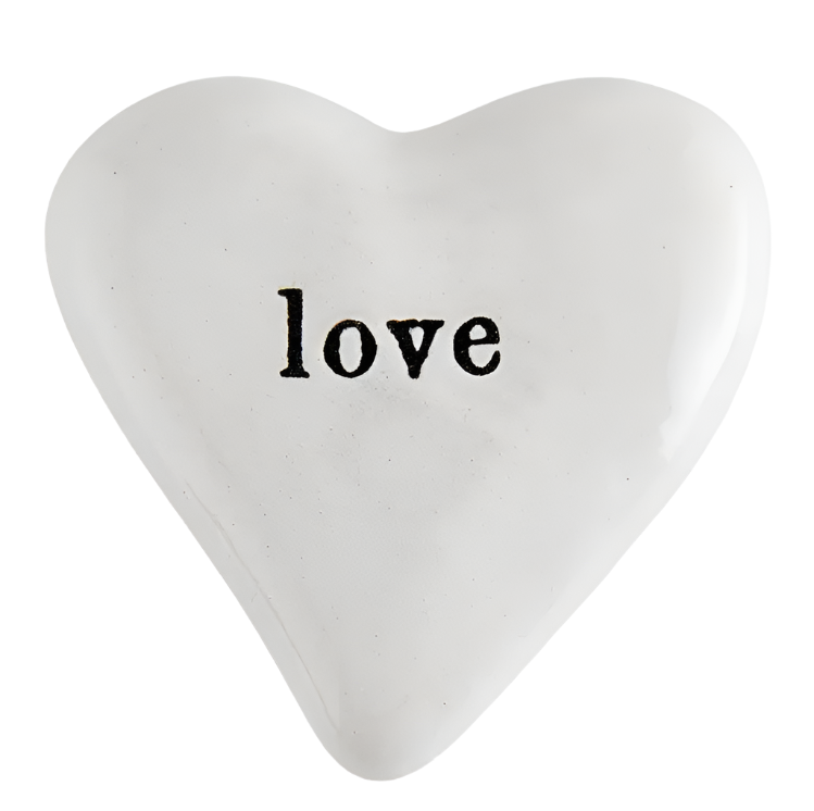 'Love' Ceramic Heart