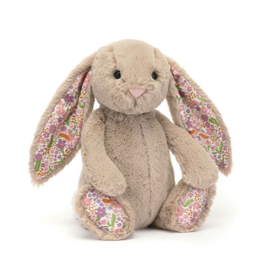 Bashful Blossom Beige 'Petal' Bunny Jellycat