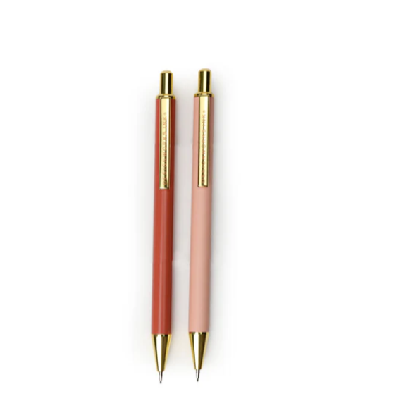 Rosewood + Blush Mechanical Pencils