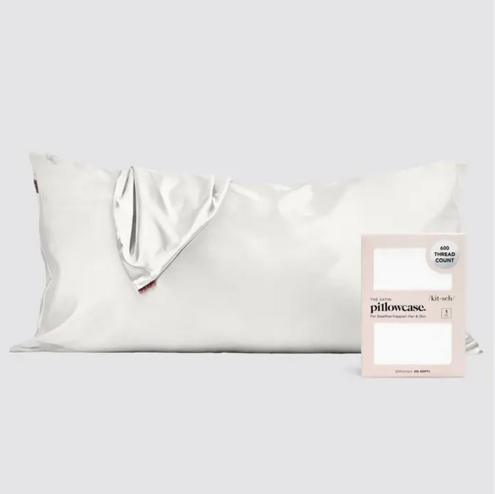 Satin Pillowcase - Ivory