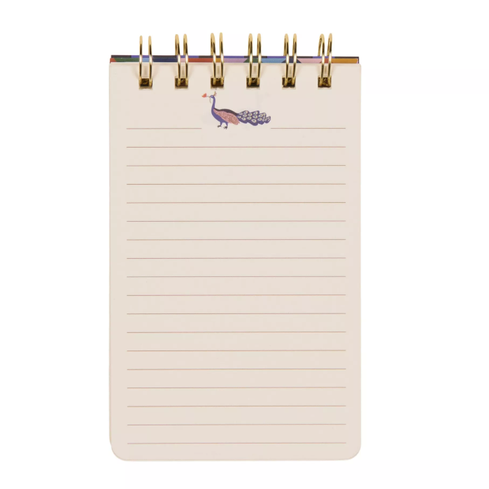 A Dopo Peacock Twin Wire Notepad