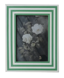 Inlaid Striped Photo Frame