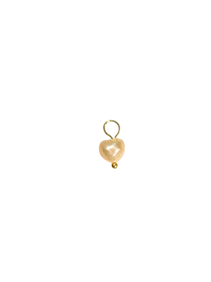 Gold Natural Freshwater Pearl Charm