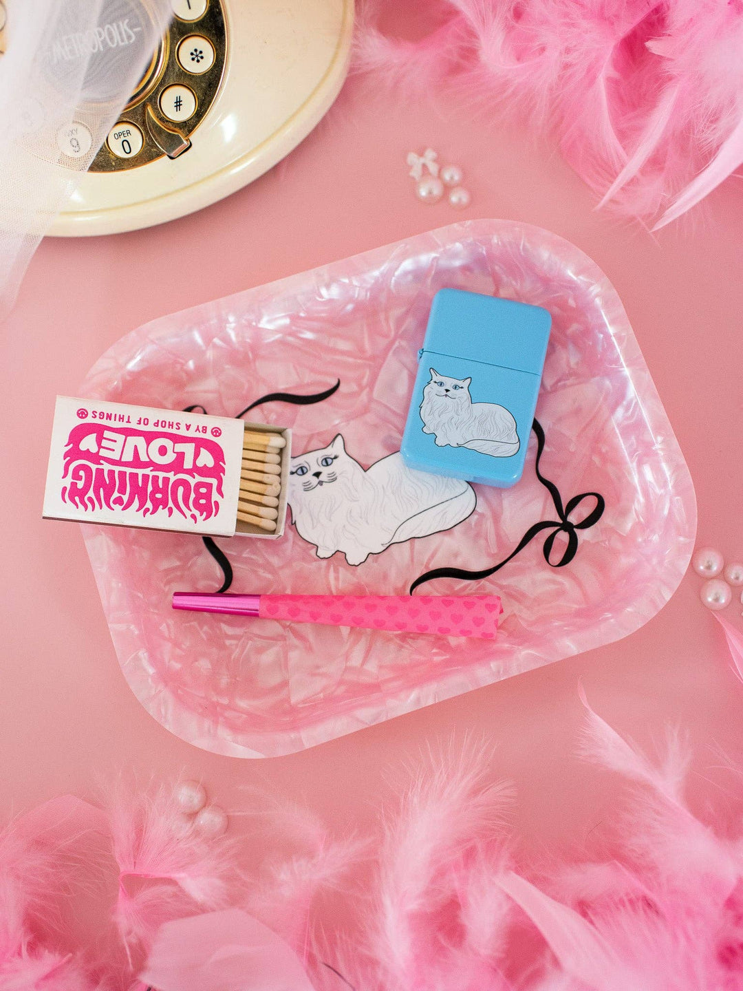 Miss Kitty Acrylic Tray