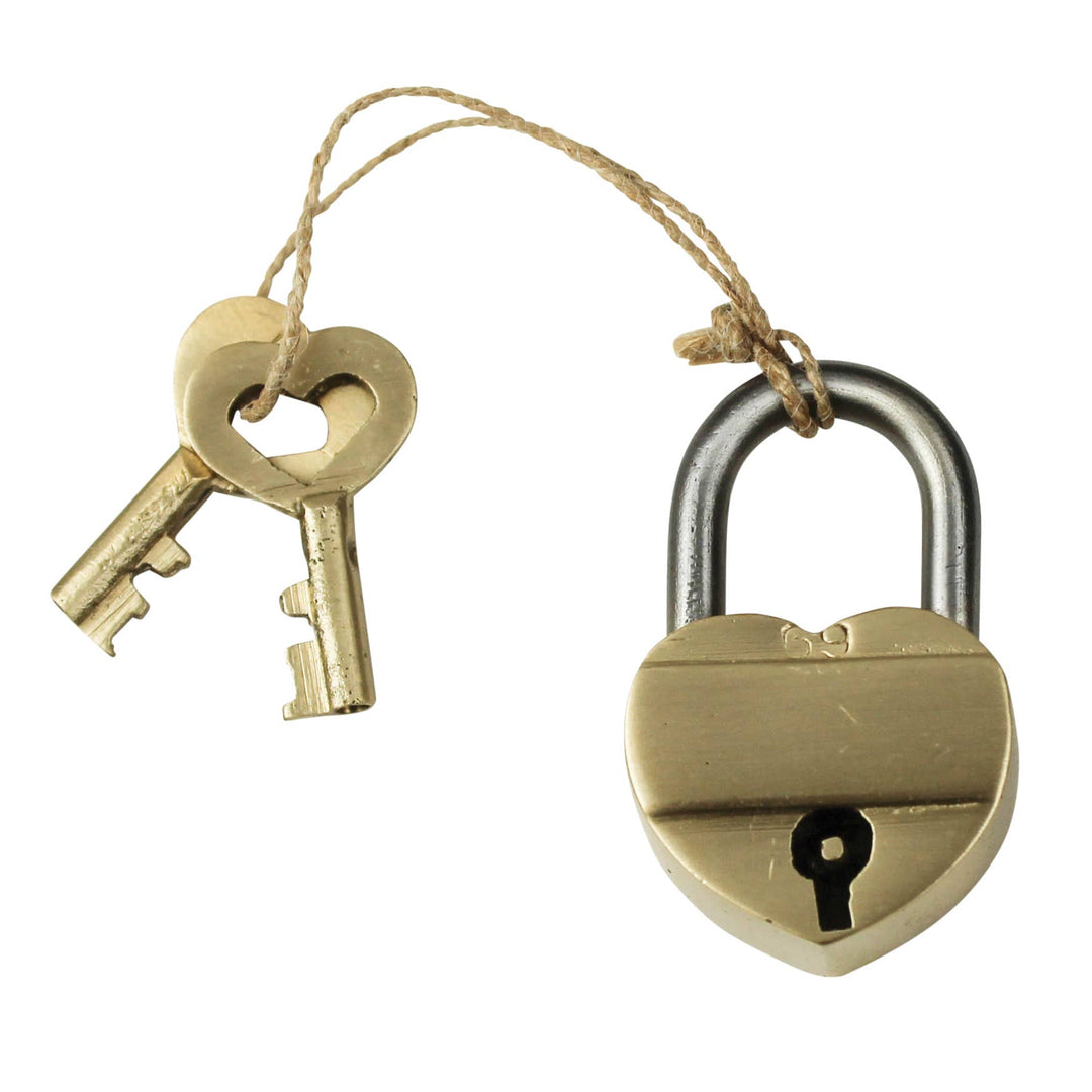 Brass Heart Lock