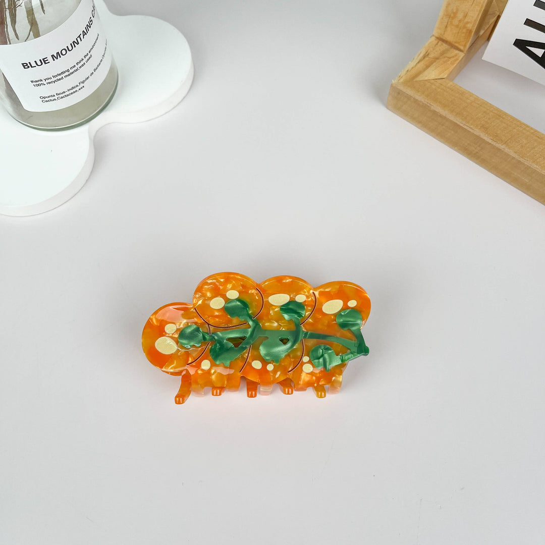 Acetate Cherry Tomato Hair Claw Clip