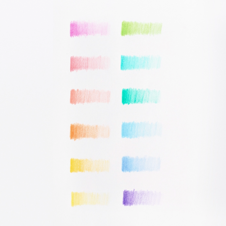 Pastel Hues Colored Pencils